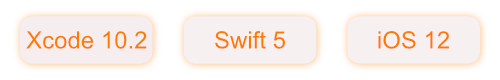 requirements Swift 5 and iOS 12