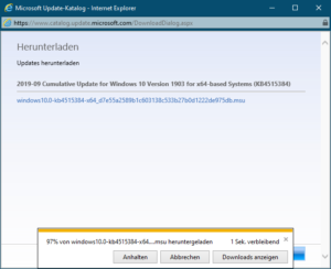 Windows 10 - Updates manuell installieren - Bodos Blog