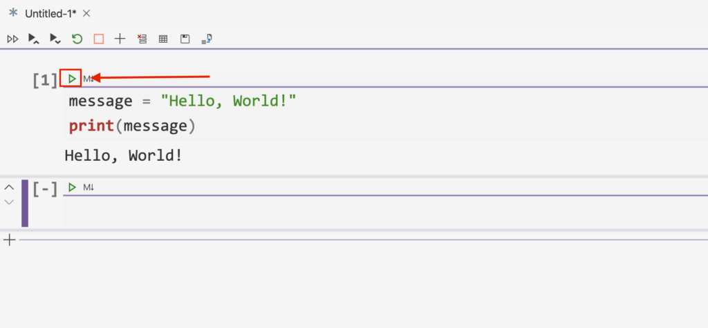 Run a Jupyter Notebook Cell