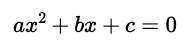quadratische Gleichung Beispiel 1