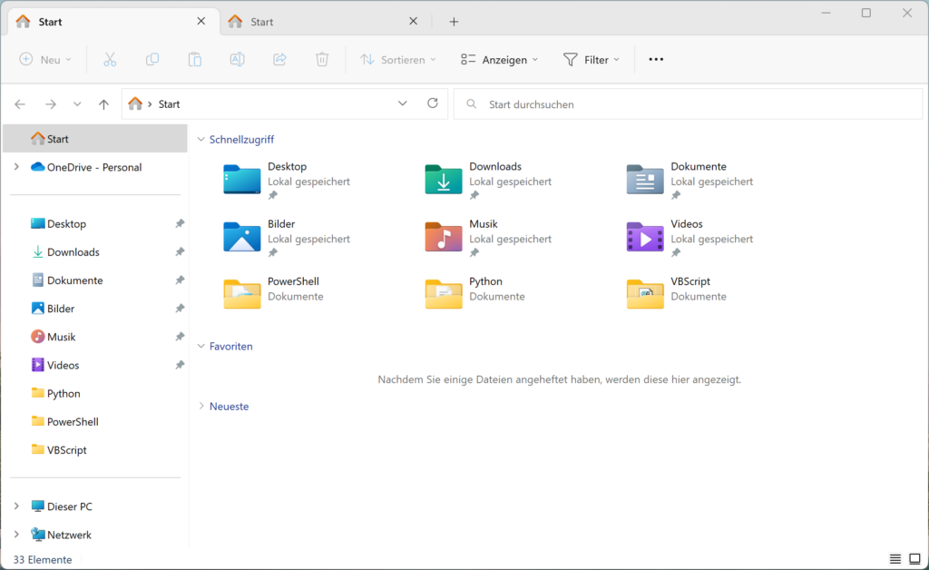 Datei-Explorer von Windows 11