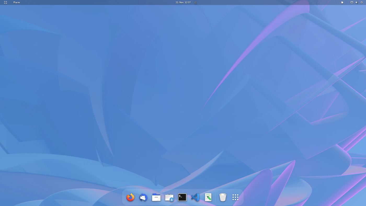 Linux Fedora Desktop