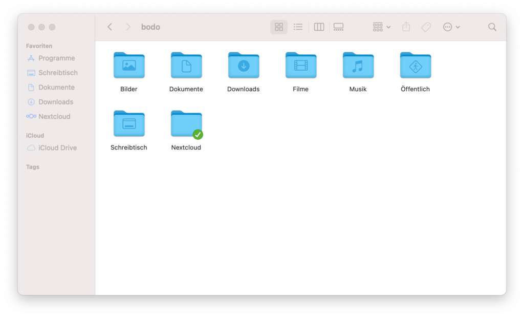 Benutzerverzeichnis in macOS