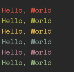 Python — Text im Terminal farbig darstellen – Bodos Blog
