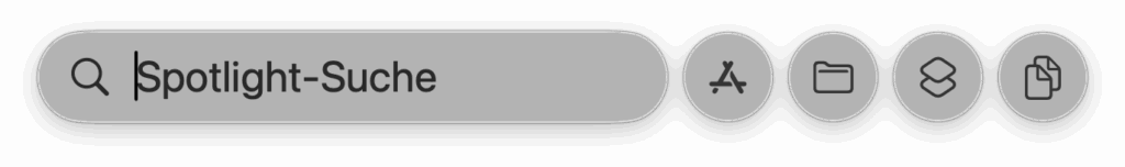 Spotlight-Suche in macOS 26
