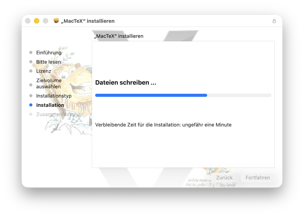 MacTeX unter macOS installieren