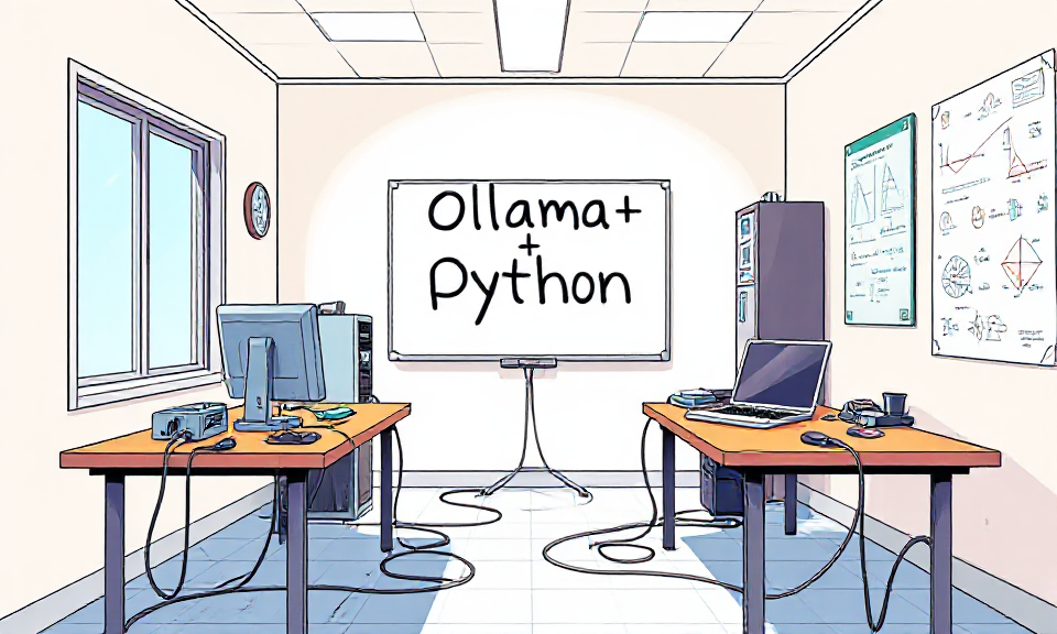 classroom with computers
